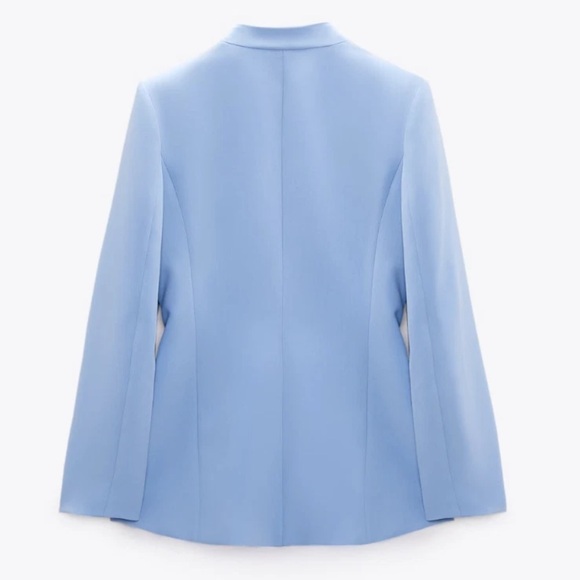 Zara baby blue blazer NWT small - Picture 2 of 5